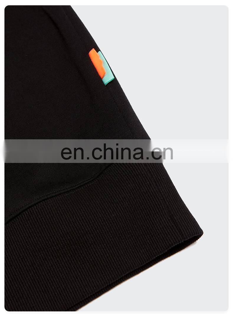 2021 autumn and winter new product brand three-dimensional foam printing color letters hip-hop men's terry sweater