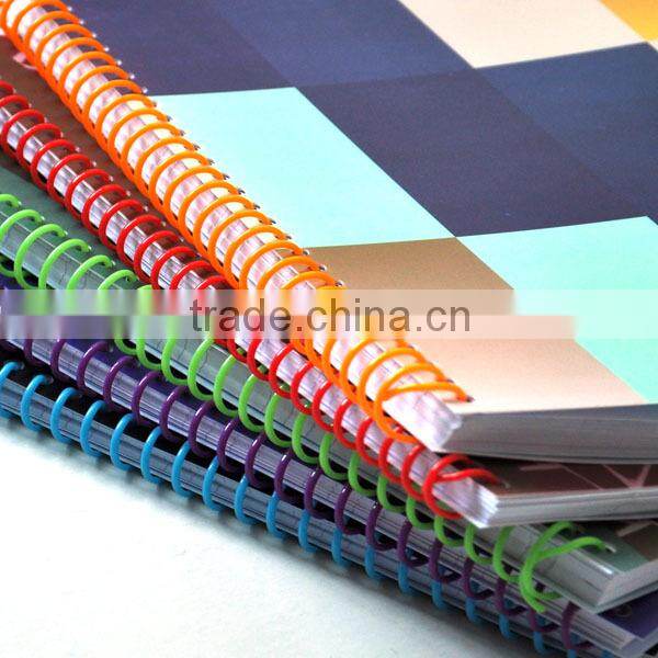 pp pvc hardcover notebook with spiral notebook
