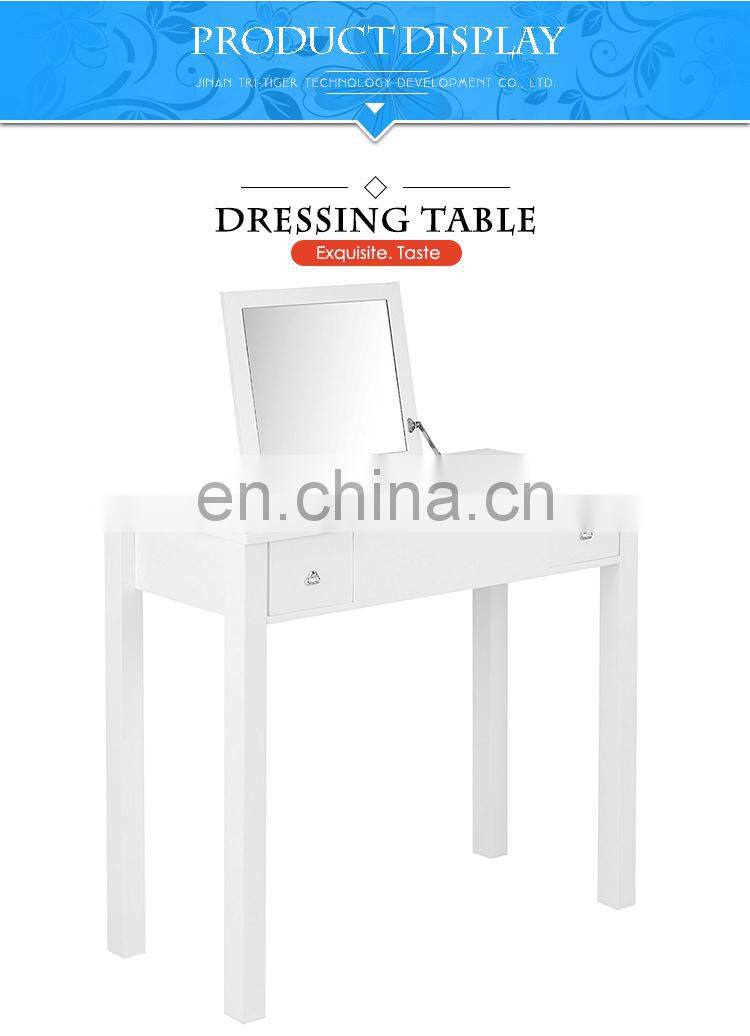 Luxury Dressing Table Stool Mirror Drawer Jewellery Cabinet Makeup Organiser