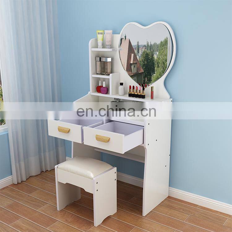 bedroom furniture hair dresser makeup dressing table with stool