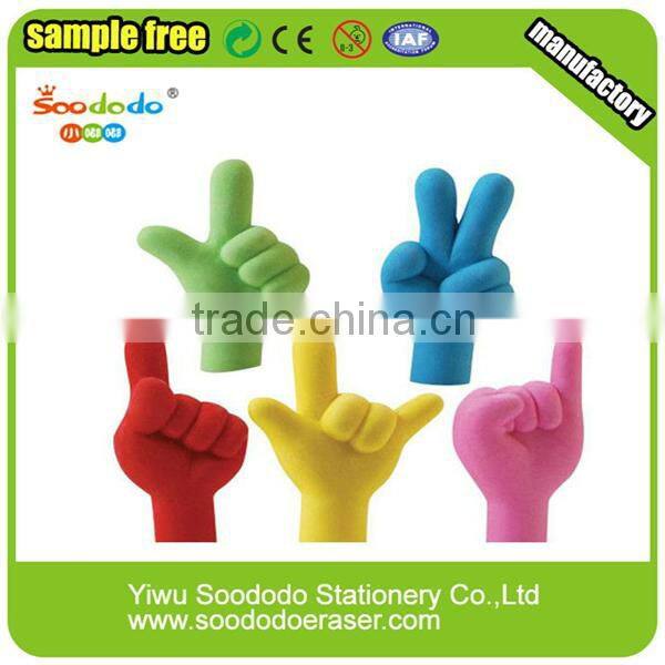 Novelty pencil top eraser