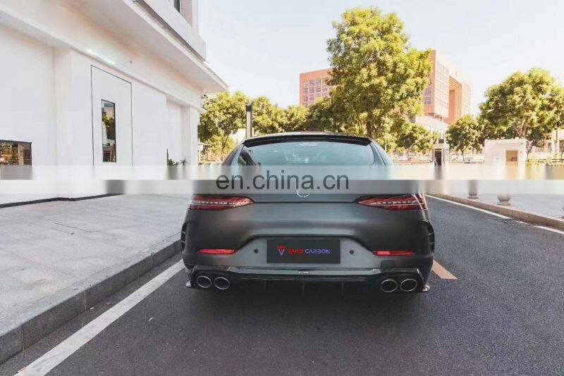 Runde Carbon Fiber For Mercedes-Benz AMG GT50 TAKD Style Body Kit Front Lip Side Skirt Rear Lip Top Wing Spoiler Rear Wind Knife