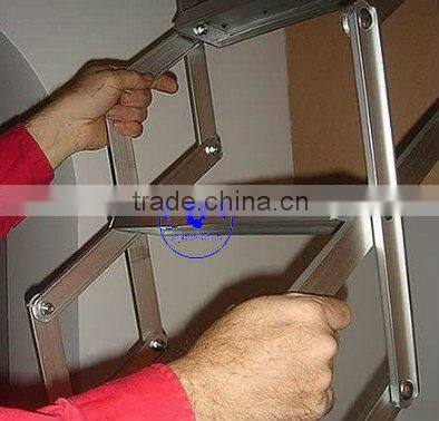 Concertina Loft Ladder Floor to ceiling heights up to 2.74m (9ft)