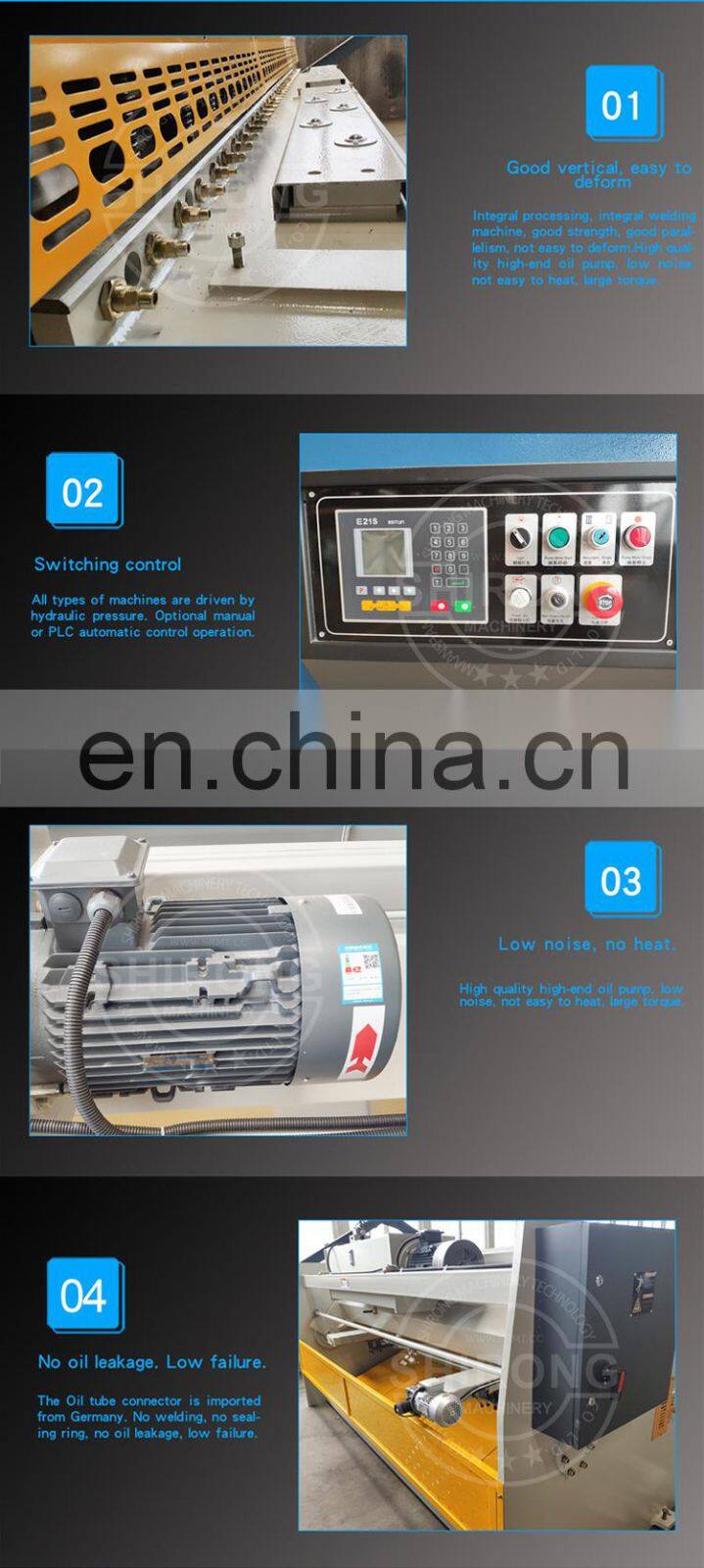 4*3200 factory sale  hydraulic  shearing machine metal cutting machine
