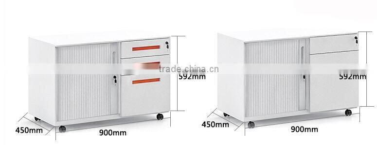 metal white upscale office interior mobile caddy