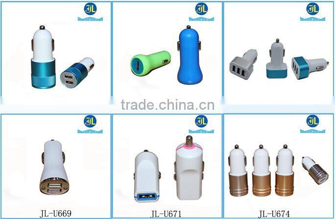 Electronic manfacturing company wholesale 5v 2.1a dual usb car charger