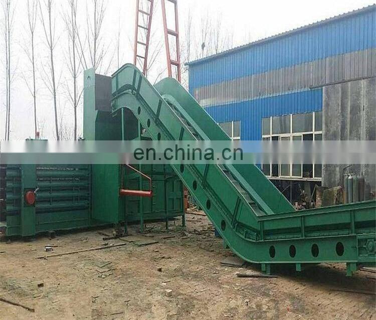 Automatic waste paper horizontal baling press for garbage,cardboard, straw, plastic