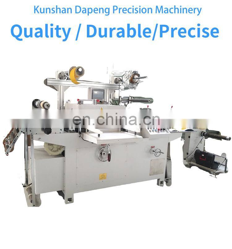 Double Sided Tape Flatbed Die Cutting Machine High Speed 3M/PE Foam Label Punching Die Cutting 30 Sets Production Capacity Grey