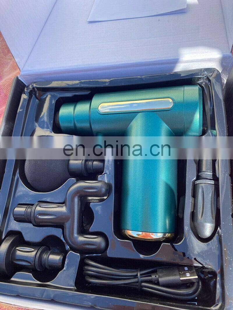 Portable Pocket Wireless Deep Muscle Body Fascia Percussion Mini Massage Gun For Home Gym