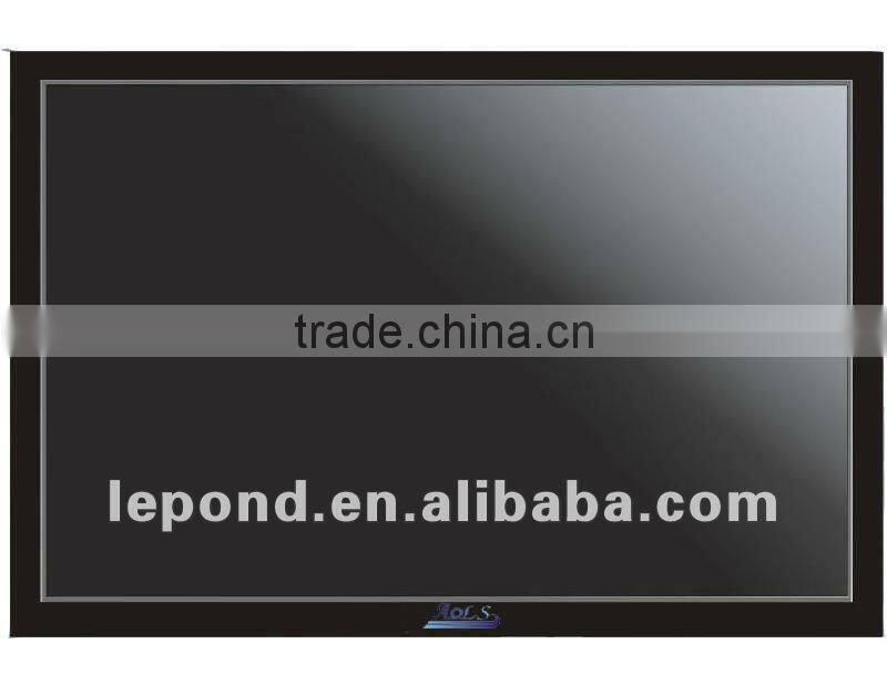 Black touch RF wall mounted light switch crystal hard glass