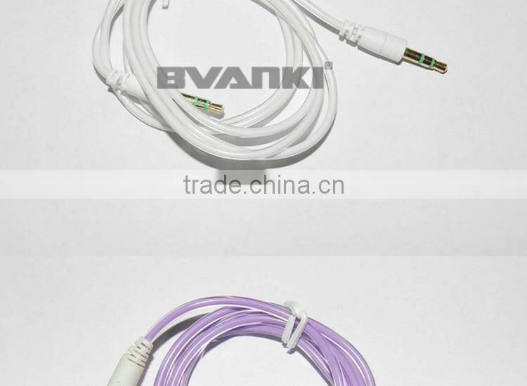 2016 best selling products high quality 3.5mm jack audio cable, audio male to male cable, car aux audio cable usb cable