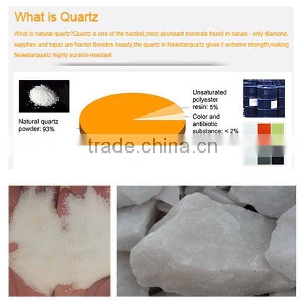 bathroom counter top/quartz table tops/solid surface quartz counter tops