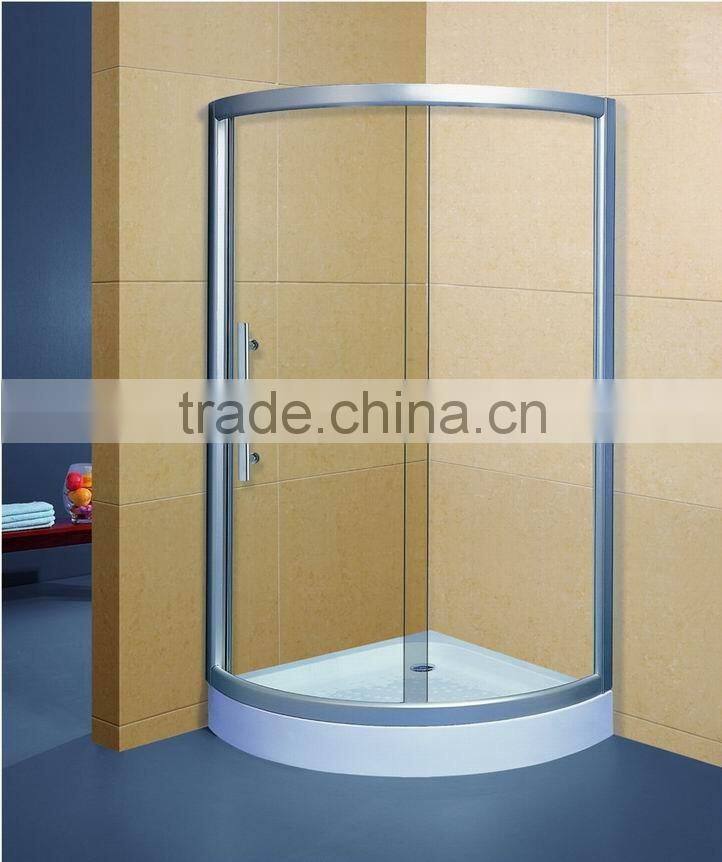 Acrylic Tray Tempered Glass Shower Room