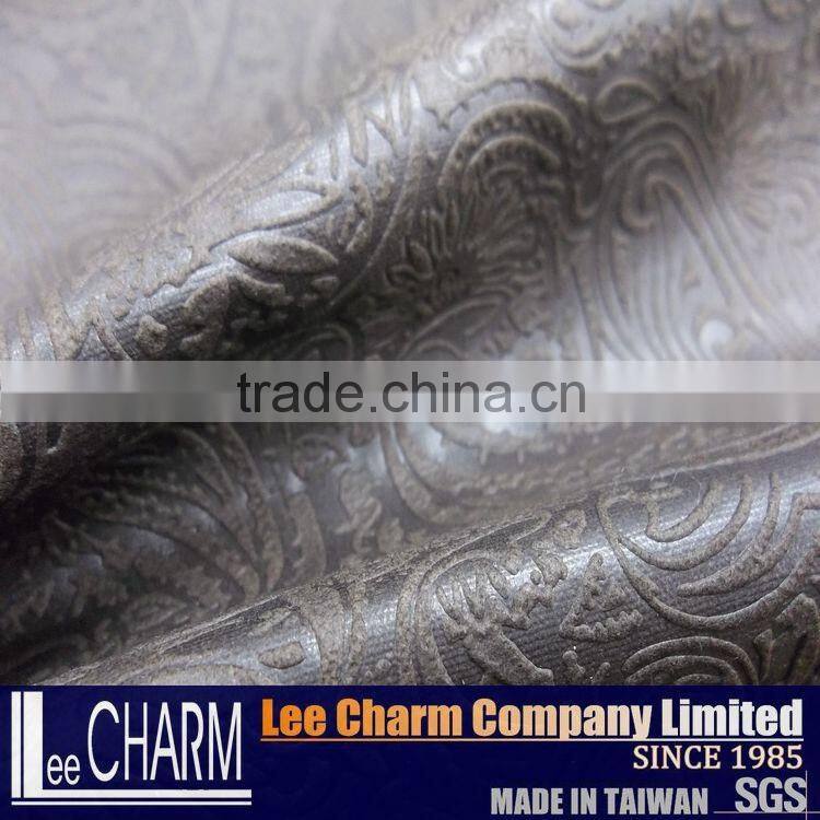 100% Polyester Leather-like Fabric for Interior design