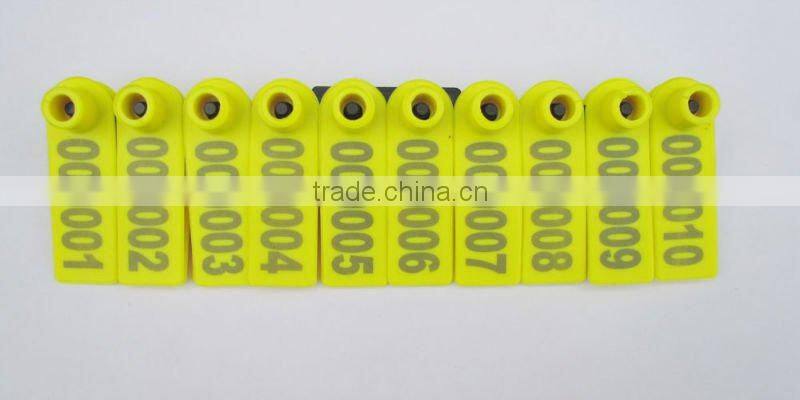 Added length sheep ear tag ,laser ear tag