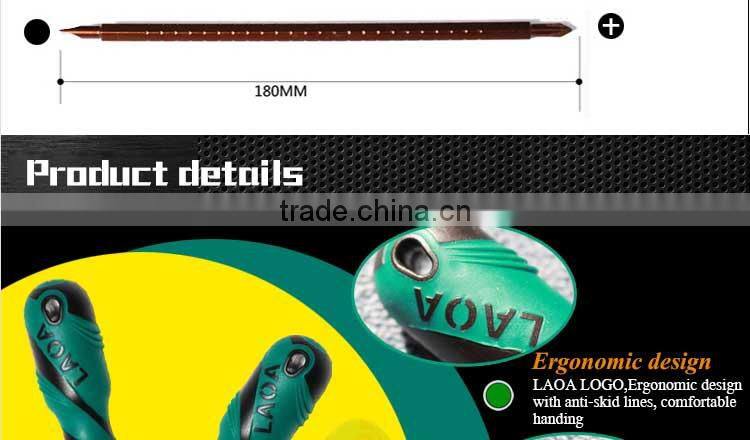 LAOA S2 material 8 in 1 multifunction double use magnetic screwdriver