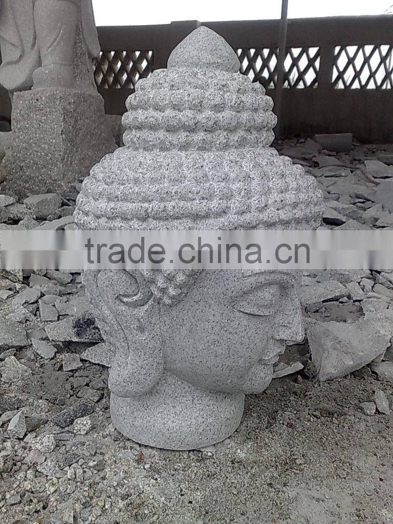 stone buddha head