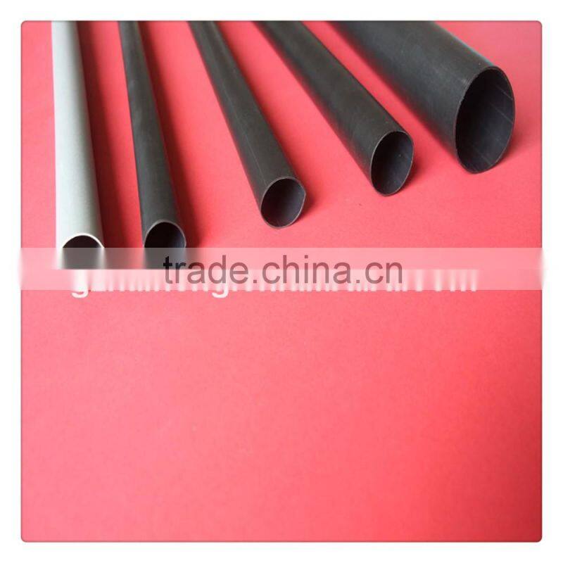 PE material medium wall heat shrink tube with hot melt adhesive