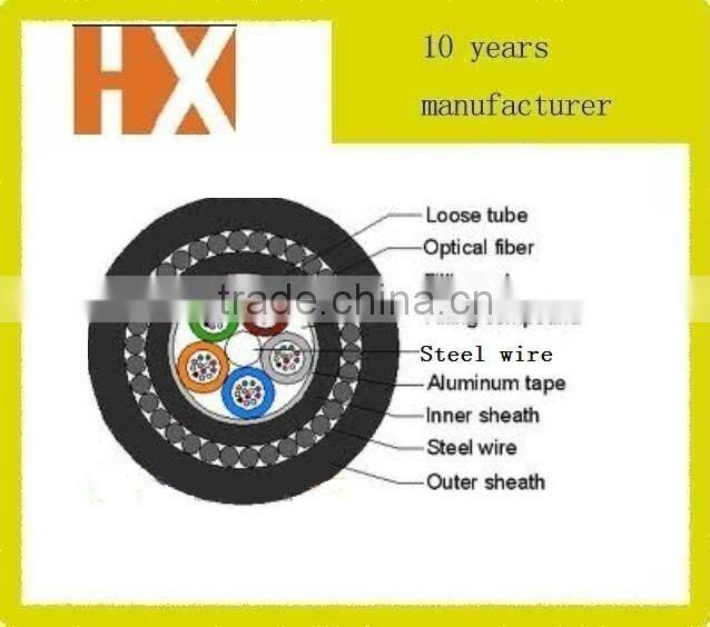 Loose tube Layer stranded fiber optic cable GYTA33