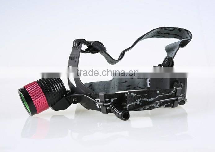 High Lumen zooming Head Flashlight