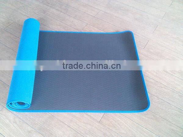 customer designed Yoga Mat with fabric
