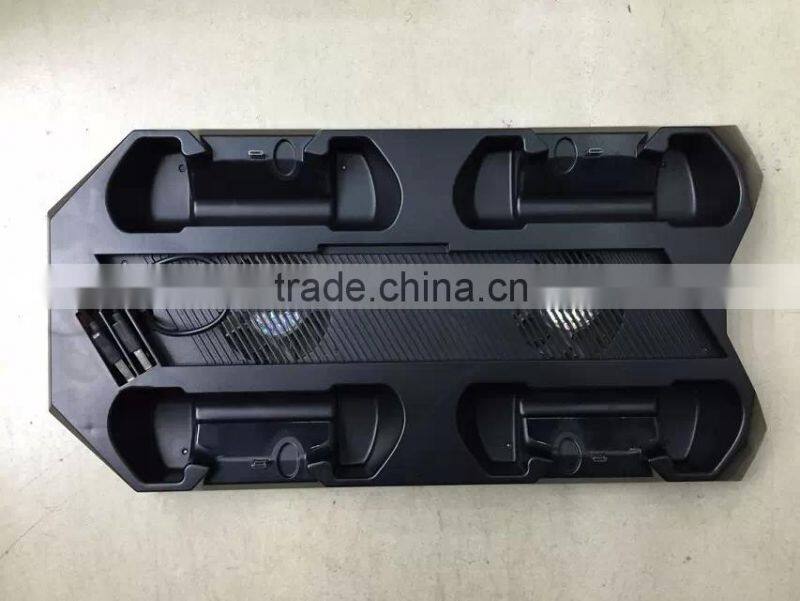 2015 newest arrival 10 in 1super charging dock for PS4 multifunction console charging stand +USB HUB+Cooling fan