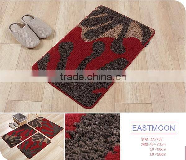 2016 new pattern anti-slip bathroom kitchen contemporary doormats