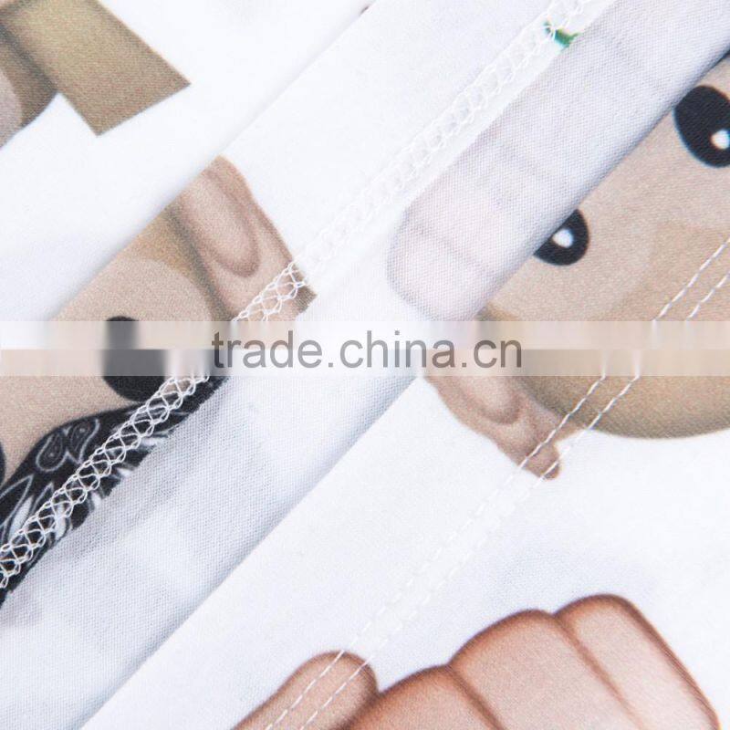 OEM Brand New 3D Print Emoji Gun Latest Women T shirt