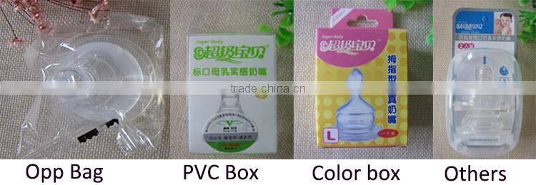Frosted Baby Nipple Type Silicone Baby Nipple for Baby Nursing Bottle