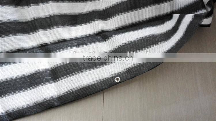 HDPE with UV additives Sun Shade Sail with Stainless Steel Hardware Kit, UV Block Fabric Patio Shade Sail in Color Sand