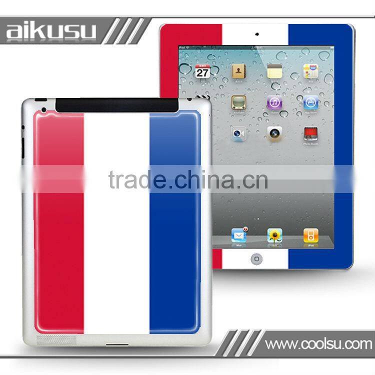 Flag series!! crystal gel sticker for new ipad/ipad4
