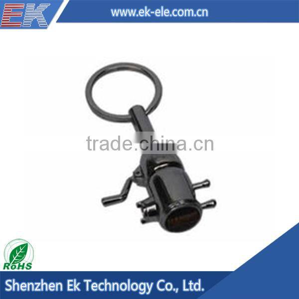 OEM hot sell delicate multicolor custom metal keychain and promotional keyring