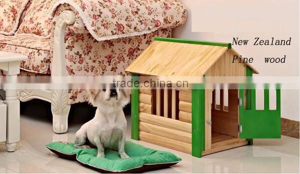 2016 wood pet house dog house with safe lock
