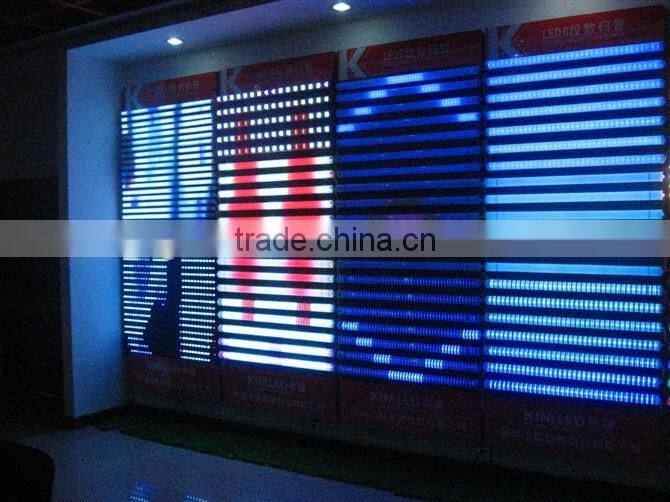 IP66 changes in effect with rich LED for decorating the building, 16 pixel IC Led Hurdle light, programmable light dmx led tube