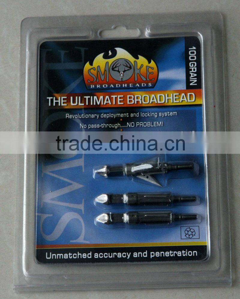 High Quanlity Archery Arrow Broadheads 3blade 100grain
