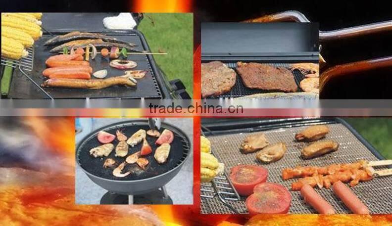 mat accessory type and fiberglass + PTFE material non-stick BBQ grill mat cutting in pcs as Alibaba best seller China supplier