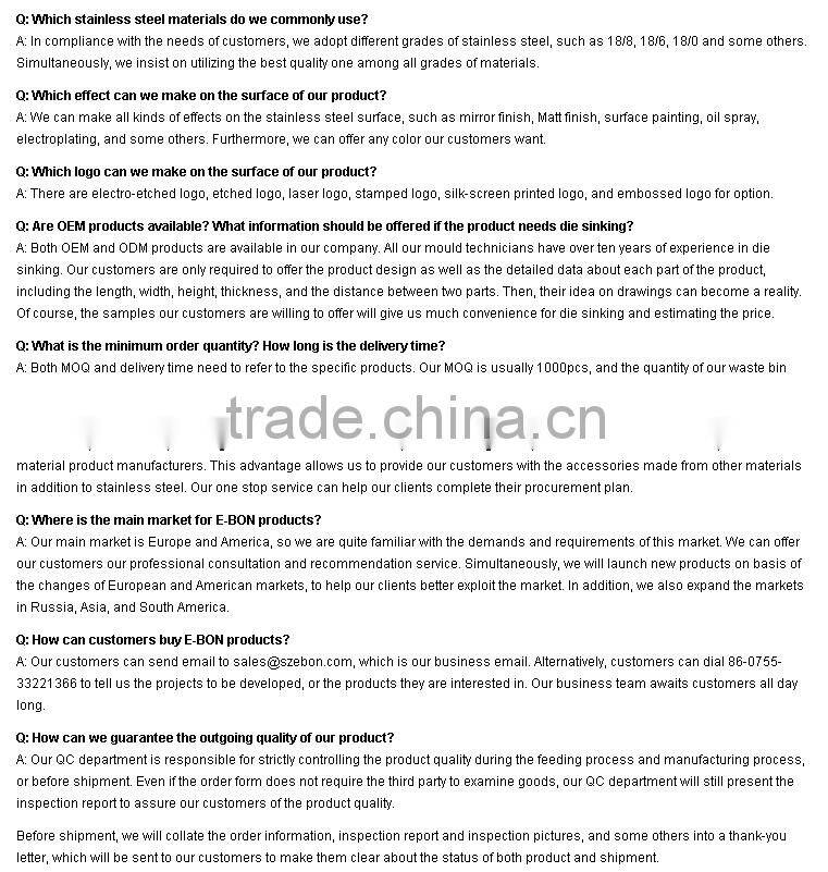 High quality stainless steel bread box with drawer