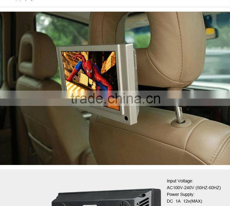 FlintStone 7 inch mini size taxi video display, small size cab digital panel player, car advertising video