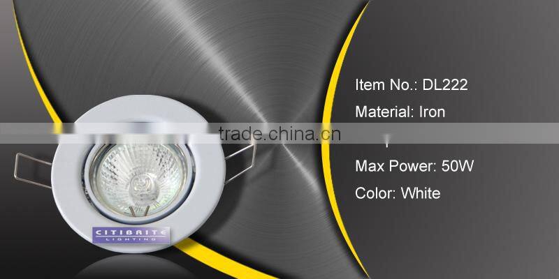 DL222 Halogen Downlight, Adjustable Downlight, MR16