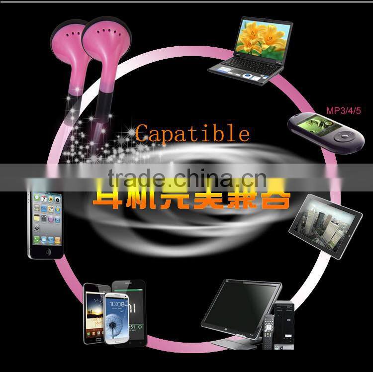 2014 newest El Luminous Earphone,take action to enjoy the music rhythm!