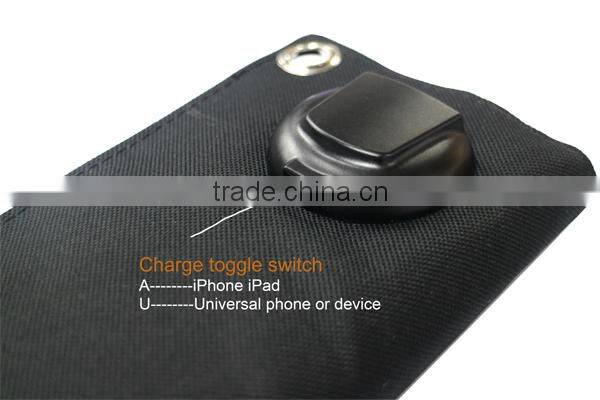 Universal 5V1.5A Four-Panel 10-WATT Rapid flexible Solar powered Charger flexible solar panel charger solar mobile phone charger