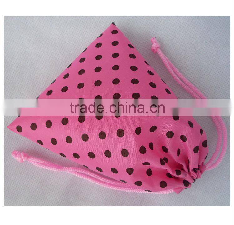 nylon small drawstring shoe bag