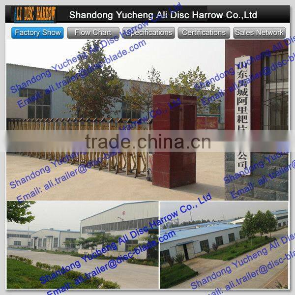 Tractor mounted 3 discs agricultural Tubular Disc Plough