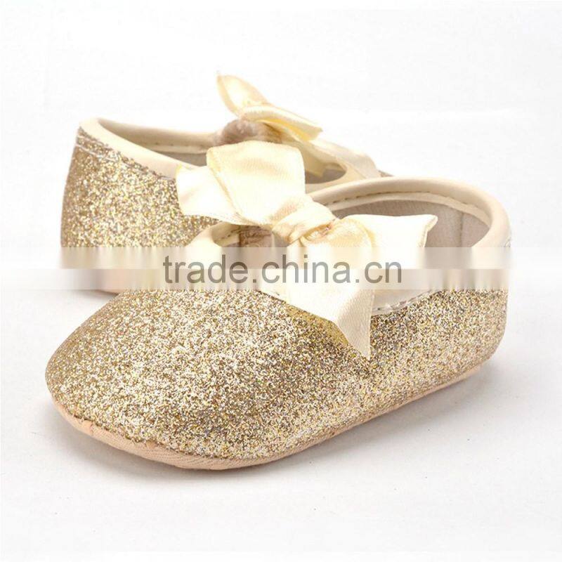 2016 A-bomb Summer Baby Girl toddler Soft Sole Bowknot Bling Bling Shoes Prewalker Socks Sneakers/baby girls prewalker shoes