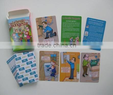 Made In China Funny 7 Family Game Playing Card