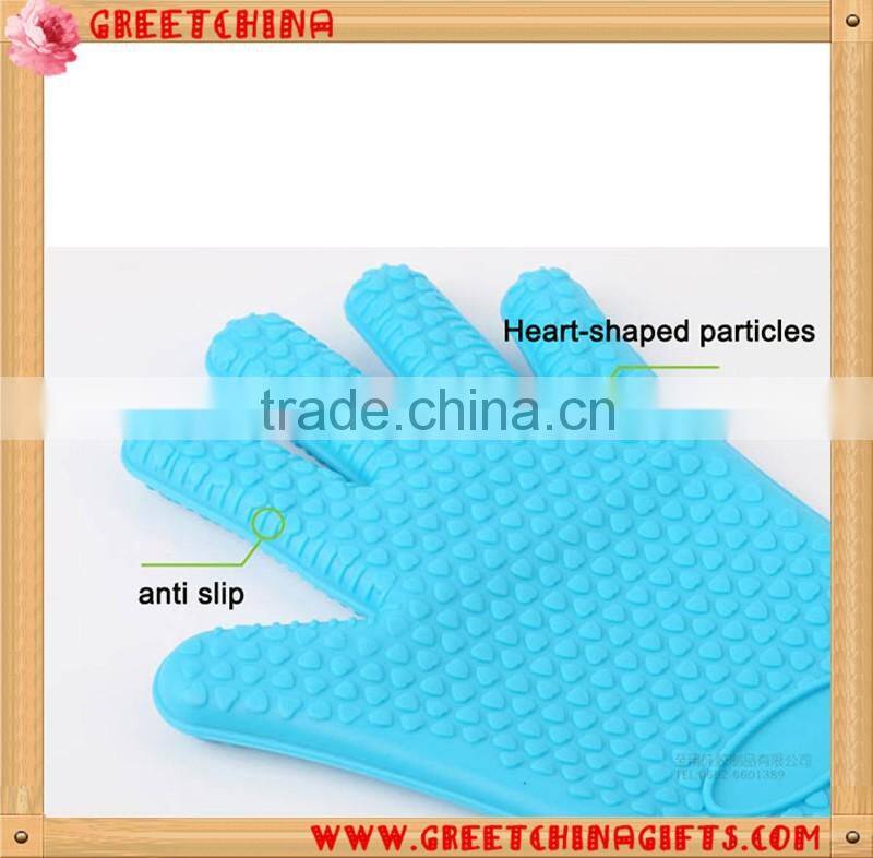 Heat and water resistant Silicone Cooking Baking BBQ Oven Pot Holder Mitt Kitchen glove