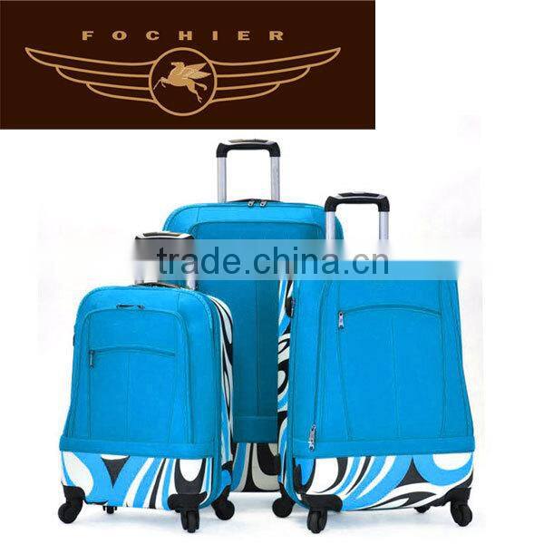 canvas luggage suitcases for girl sky travel luggage bags