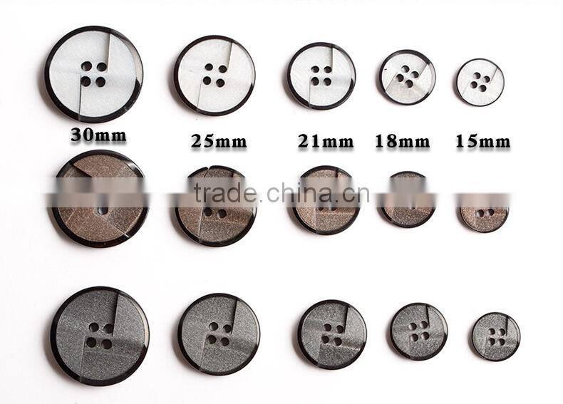 New design 4 hole resin buttons,custom garment fancy buttons