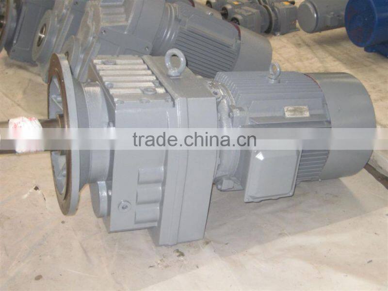 High Quality Reduction in line helical gearbox with motor