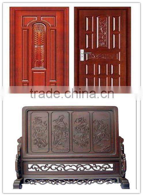 New year promotion price cnc router machine with aircooling system for wood door/wood cabinet wood machinery